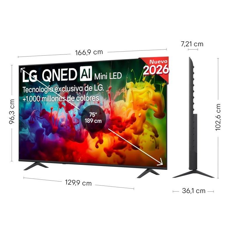 Detalle 2 de LG televisor QNED MiniLED 75QNED72B6A