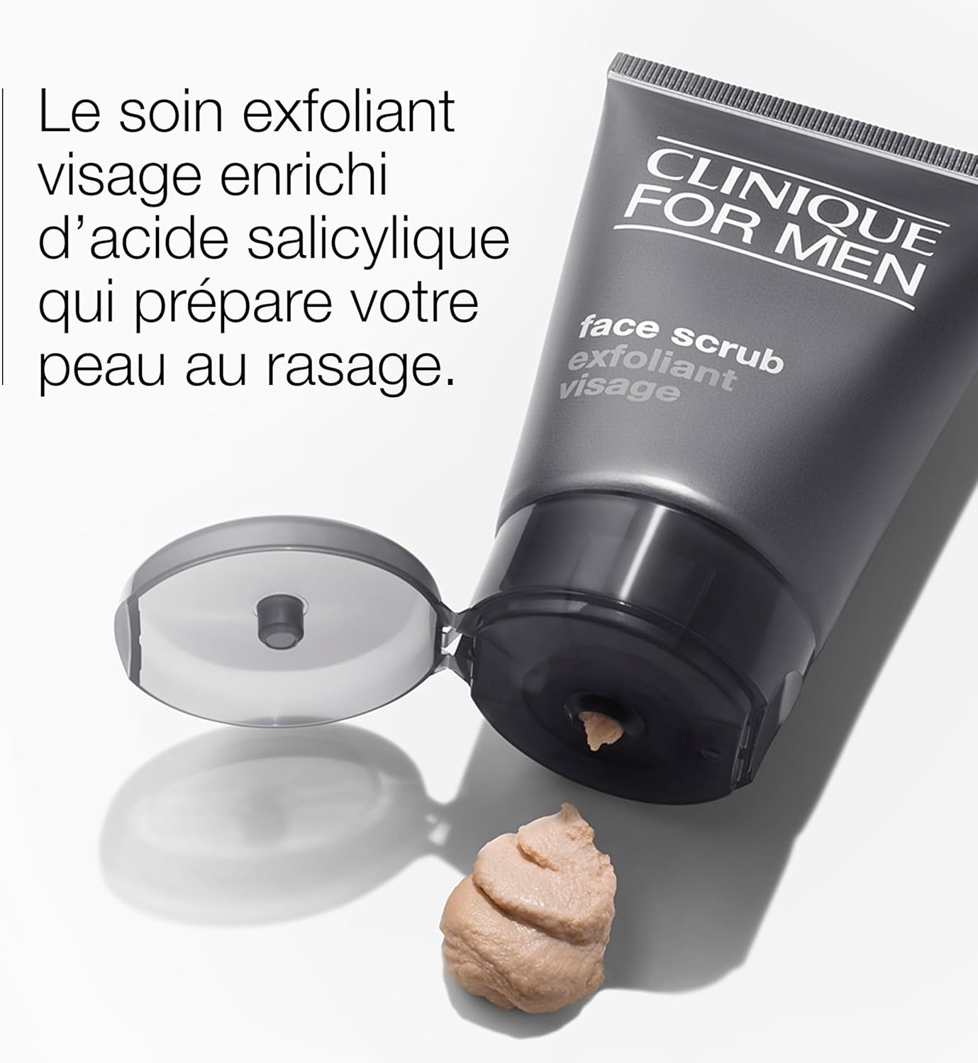 Detalle de Clinique For Men Gommage Exfoliant Visage – Gommage doux à l’acide salicylique, 100 ml