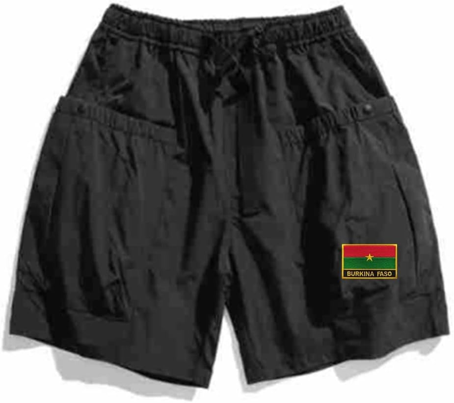 Detalle de Uijokdef Burkina Faso Flag Patch, Embroidered Polyester, Iron-On or Sew-On