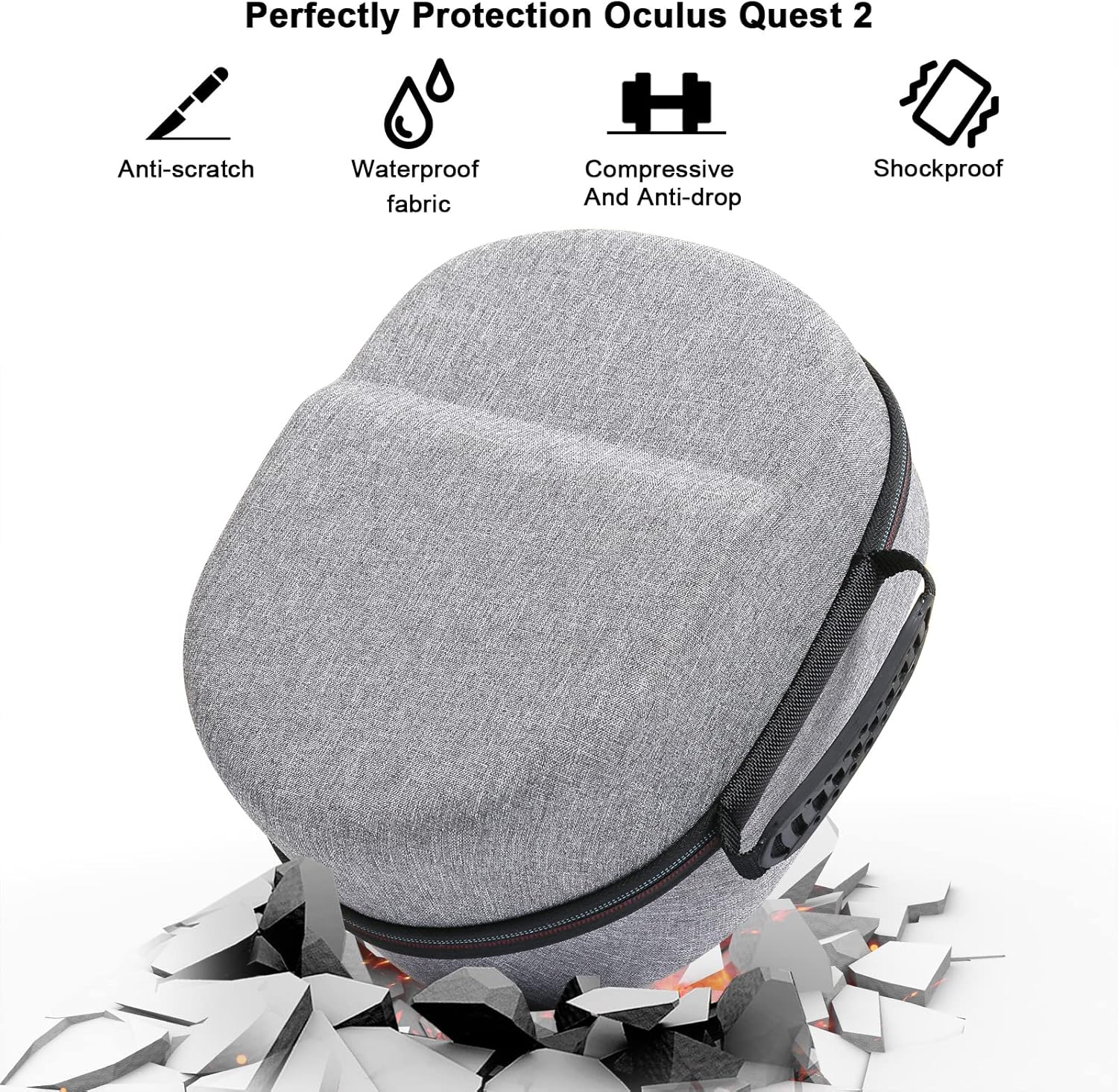 Thumbnail 4 de Bjids VR Headset Carrying Case for Meta Quest 3