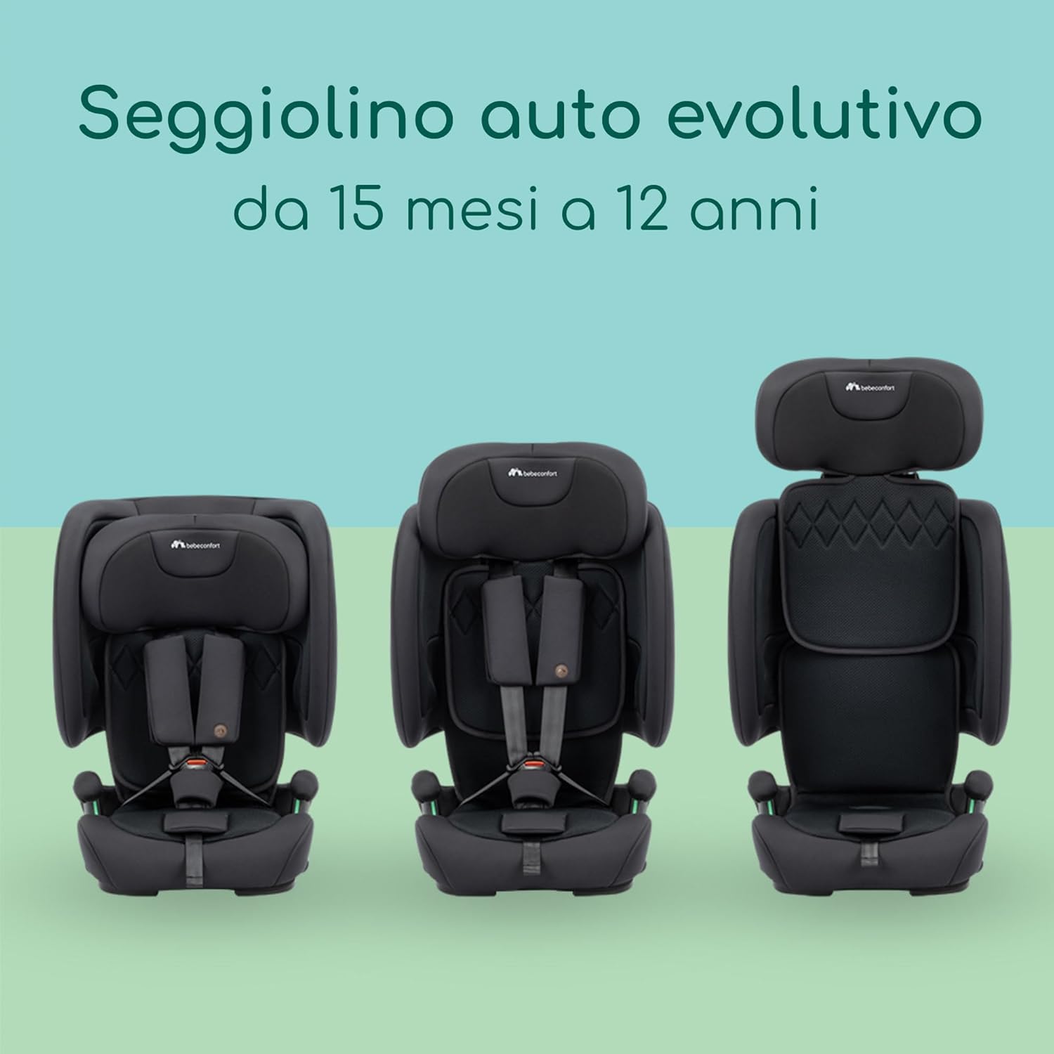 Thumbnail 2 de Bebeconfort Ever & Go i-Size: Seggiolino auto evolutivo 9-36 kg, pieghevole e leggero