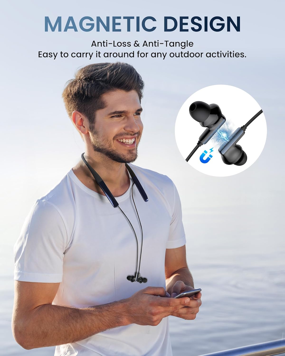 Thumbnail 5 de LAMA Neckband Headphones with Bluetooth 5.4 and ANC