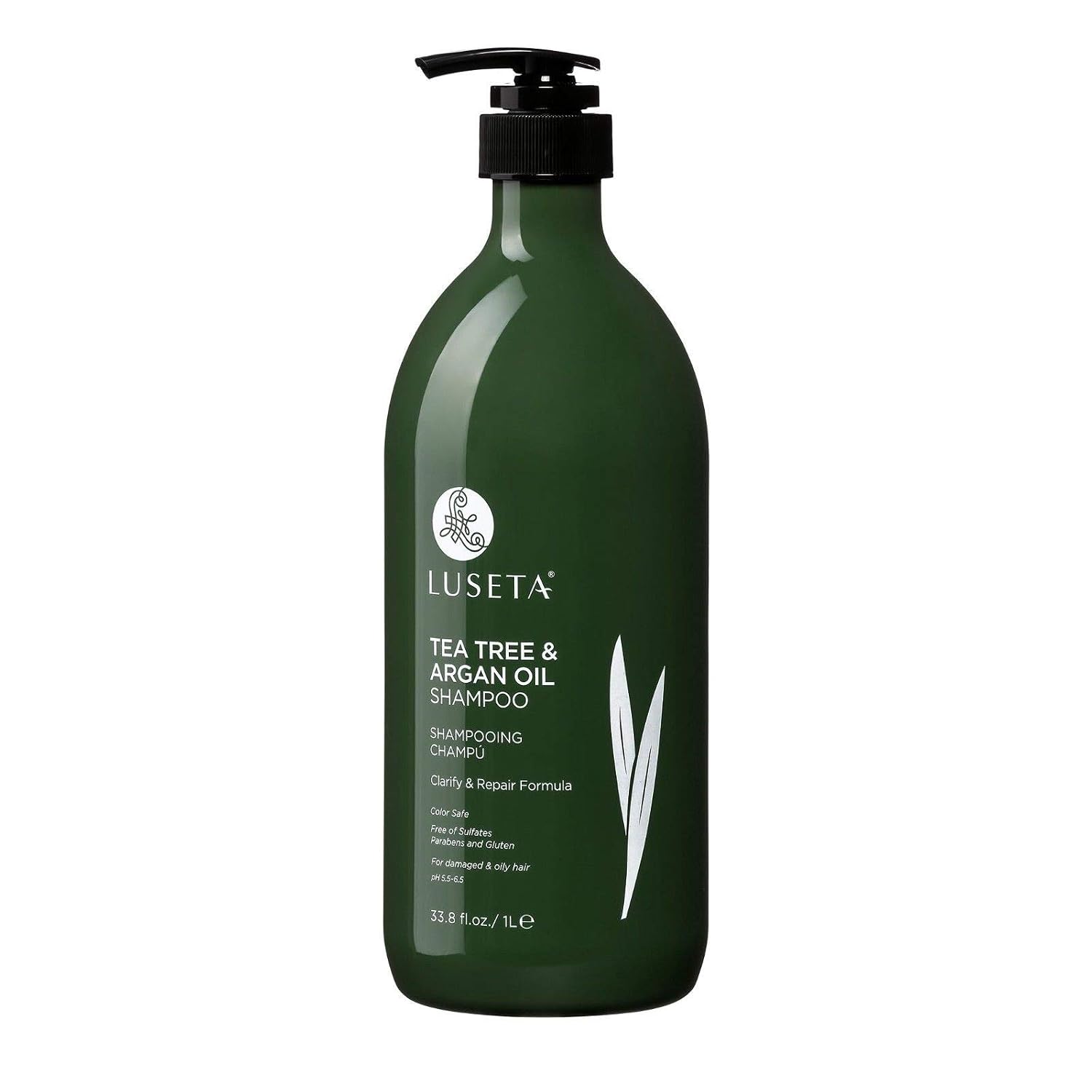 Detalle 2 de Luseta Tea Tree Oil Shampoo and Conditioner Set, 2 x 33.8 oz, Sulfate-Free