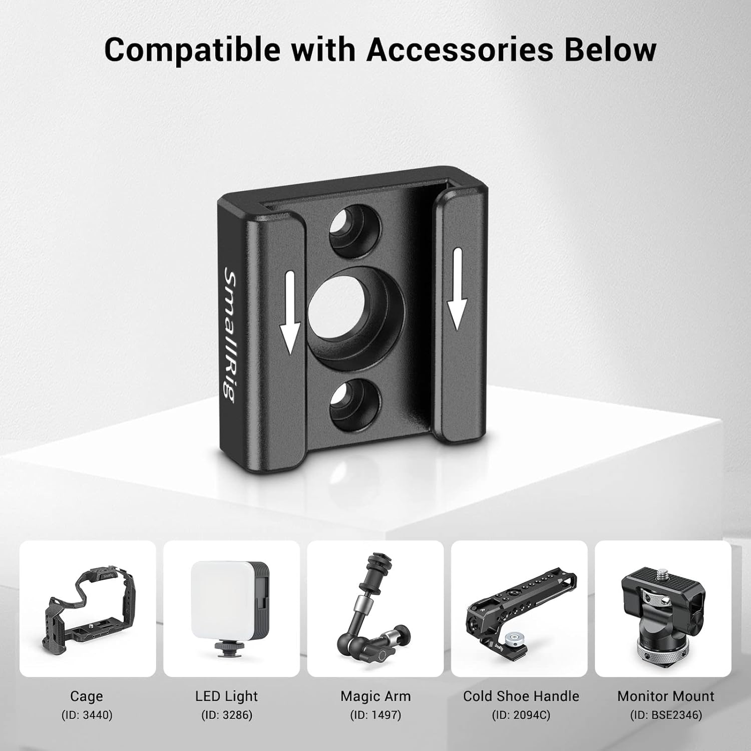 Detalle 2 de SMALLRIG 2060 Cold Shoe Mount per fotocamere