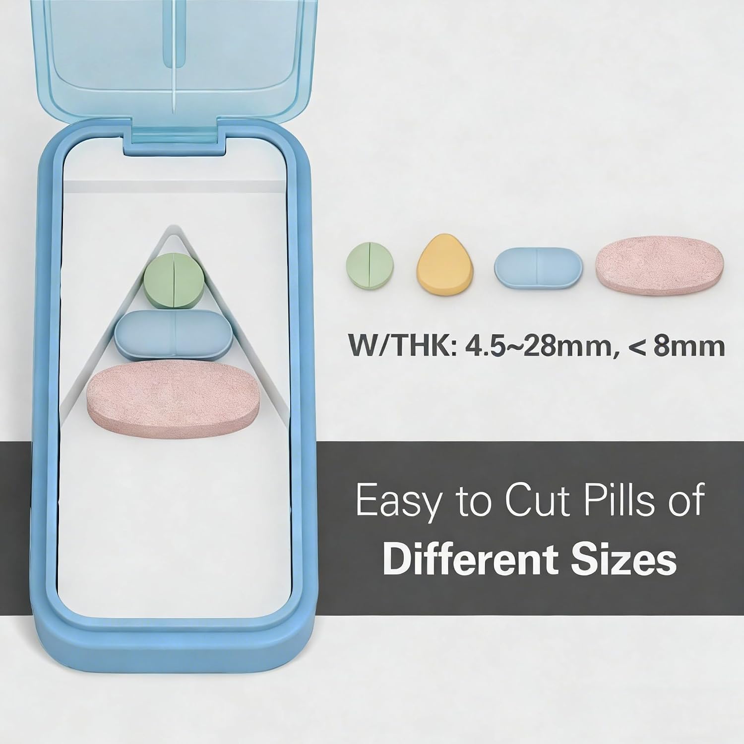 Detalle 2 de BUG HULL Pill Cutter with Removable Silicone Pad