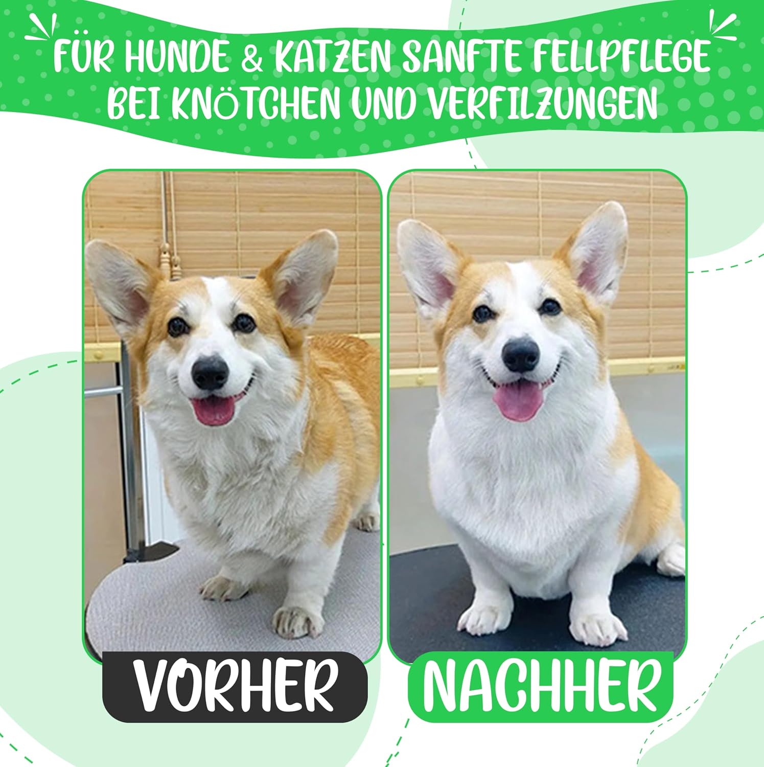 Thumbnail 5 de Golden Pets Fell-Entwirrer Kamm 🐾