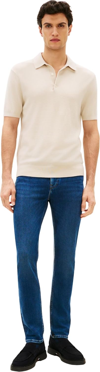 Detalle 1 de Tommy Hilfiger Men's Slim Bleecker Moris Blue Mw0mw41905 Slim