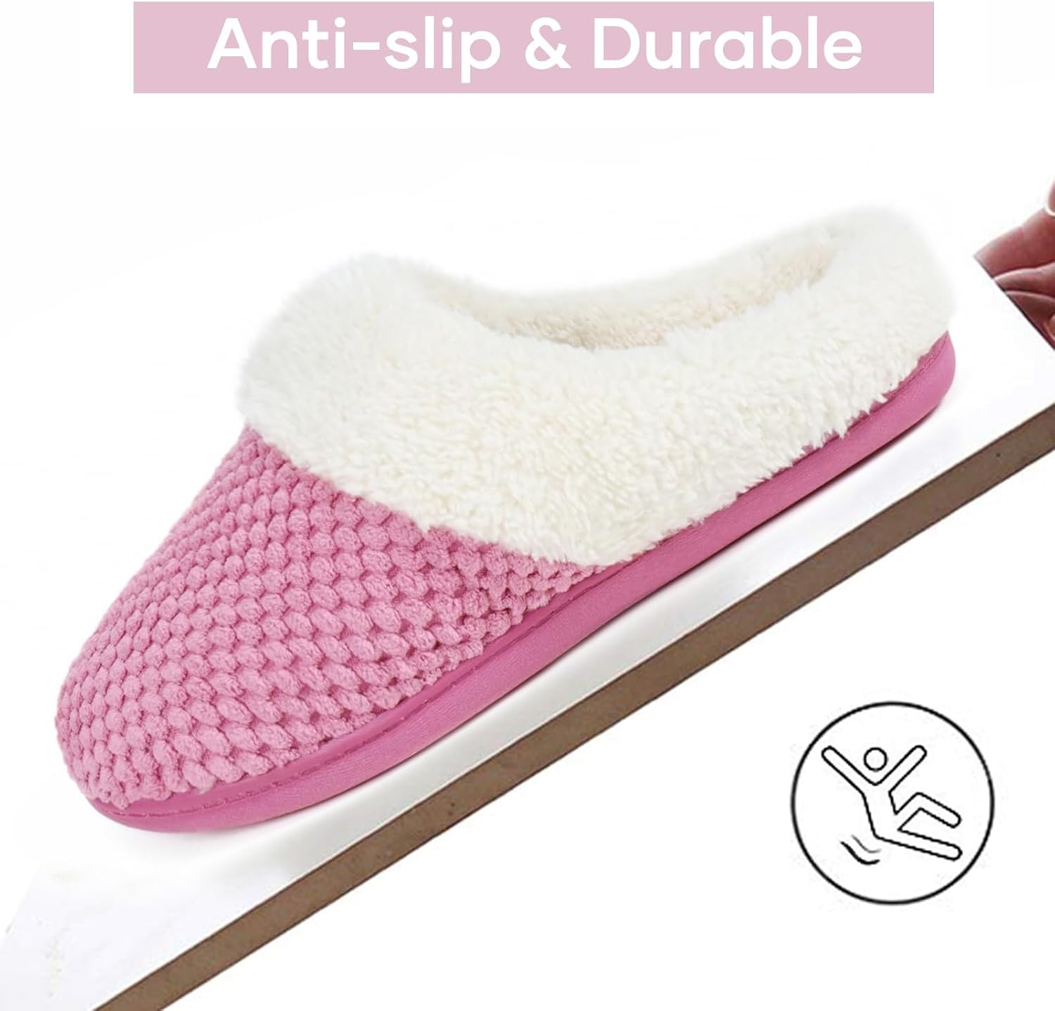 Detalle 2 de ULTRAIDEAS Women's Fleece House Slippers