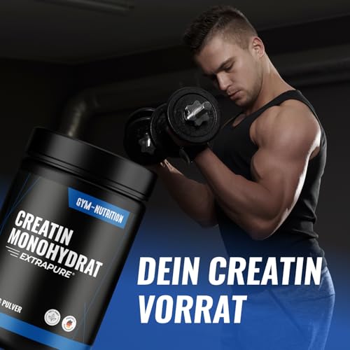 Detalle de Creatin Monohydrat Pulver – 1 kg von Gym Nutrition