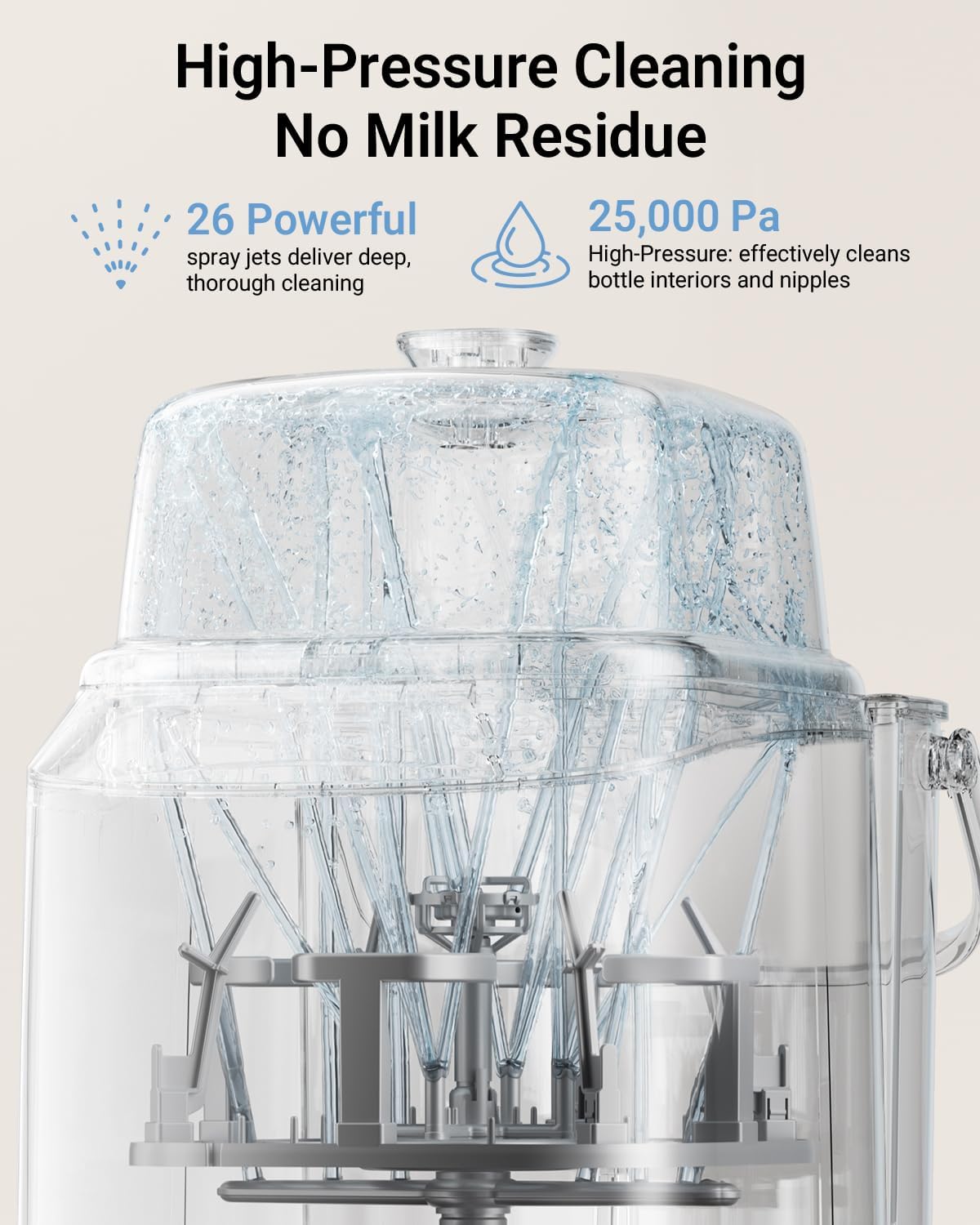 Detalle 2 de Bear Bottle Washer Pro baby bottle washer and steriliser