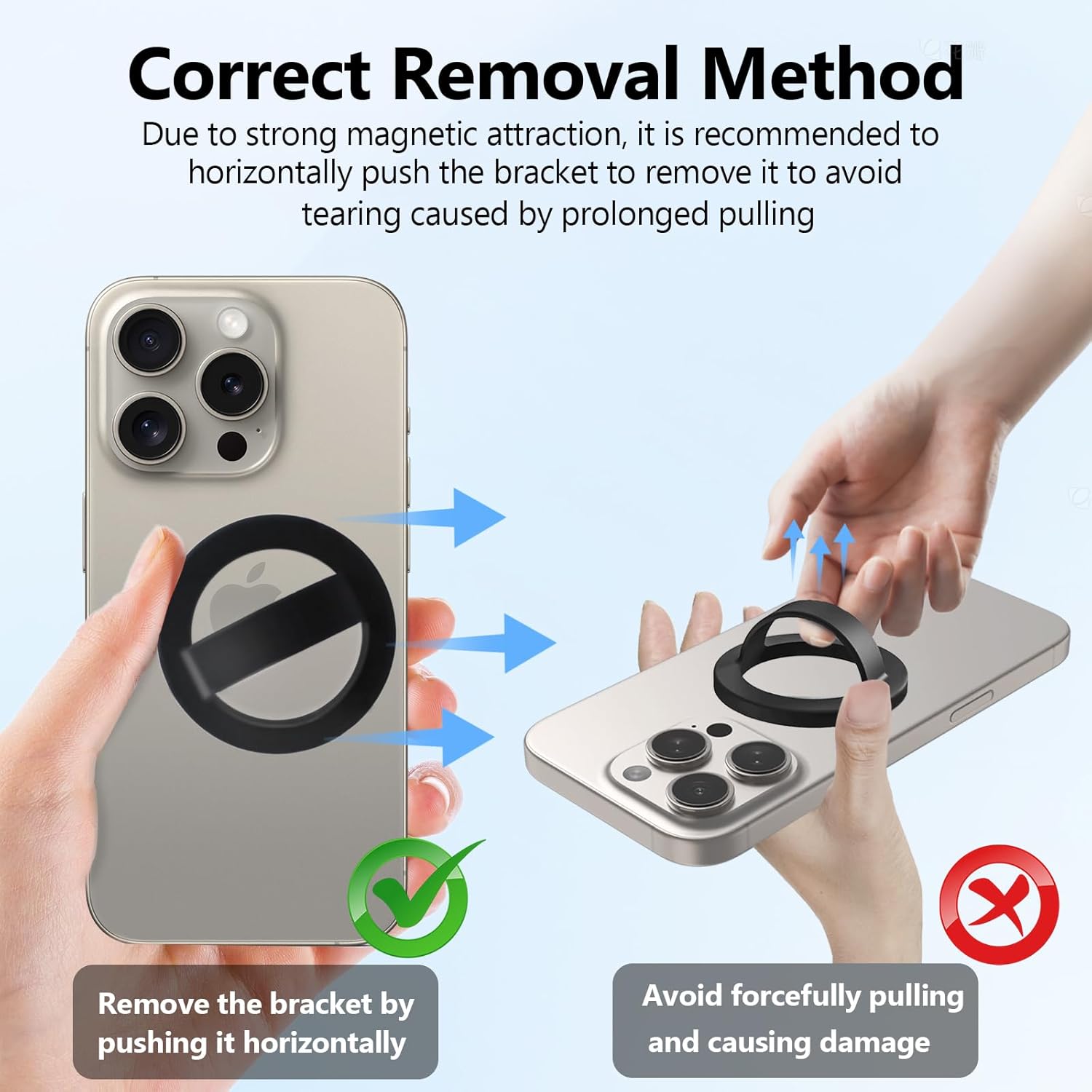 Thumbnail 5 de Magnetic Silicone Ring Grip Phone Holder