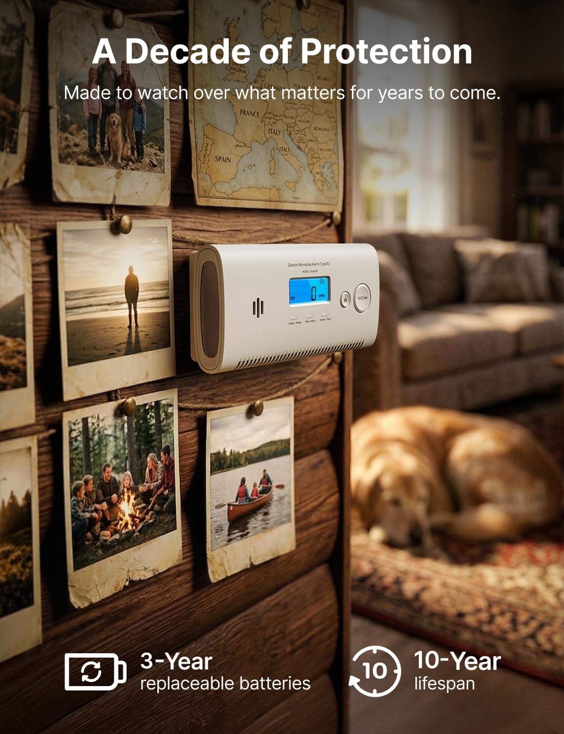 Thumbnail 6 de X-Sense Portable Carbon Monoxide Detector XC0N-SR: A practical CO alarm for home, caravans, and boats