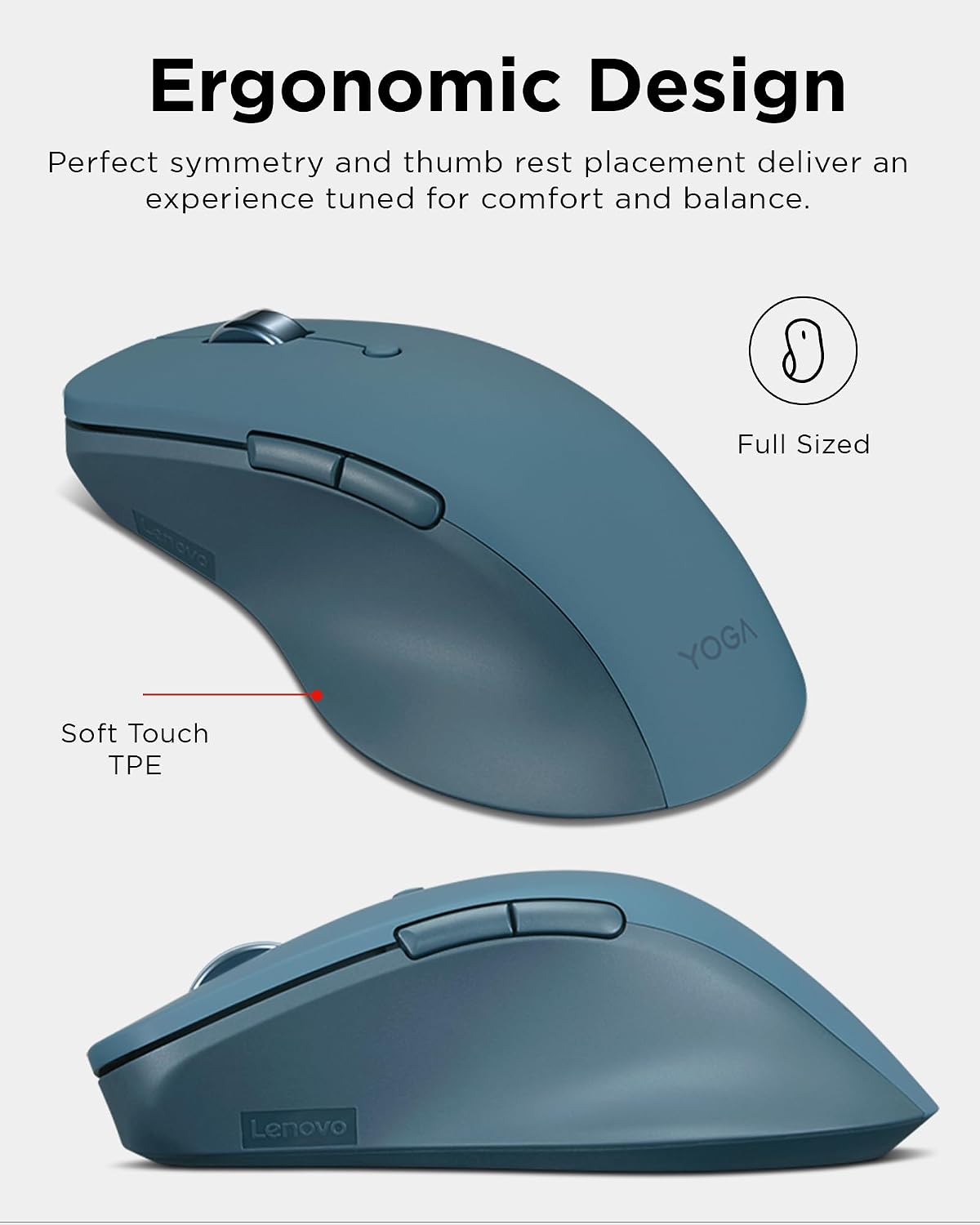 Detalle 2 de Lenovo Bluetooth Mouse