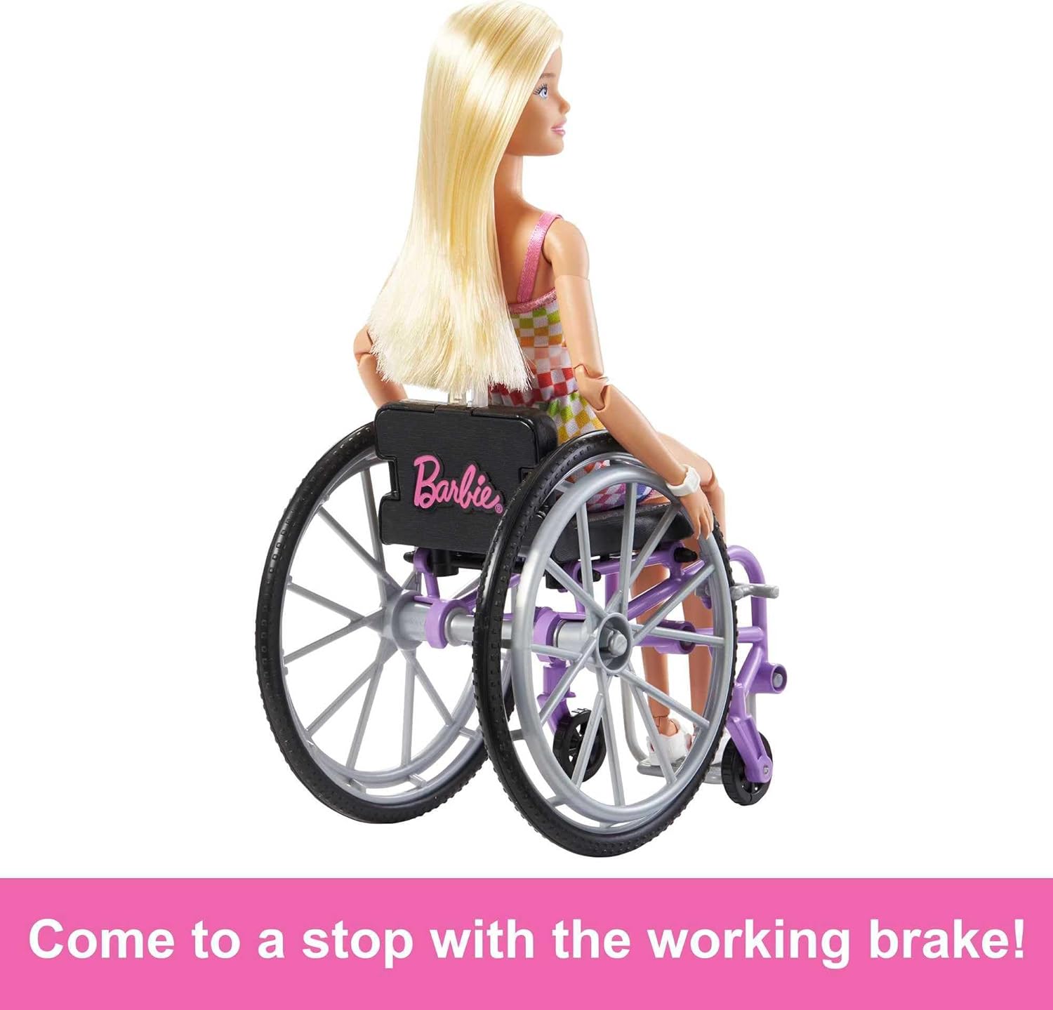 Detalle 2 de Barbie Fashionista-Puppe HJT13 im Rollstuhl