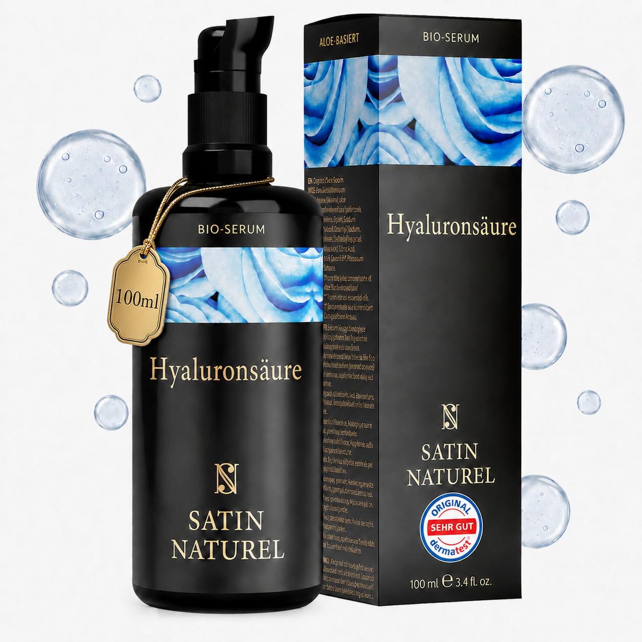 Detalle de Satin Naturel Hyaluron Serum 100ml