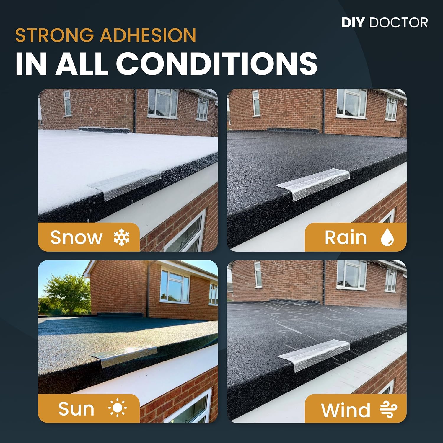 Detalle 1 de DIY Doctor Waterproof Tape 50mm x 5m roof sealant tape