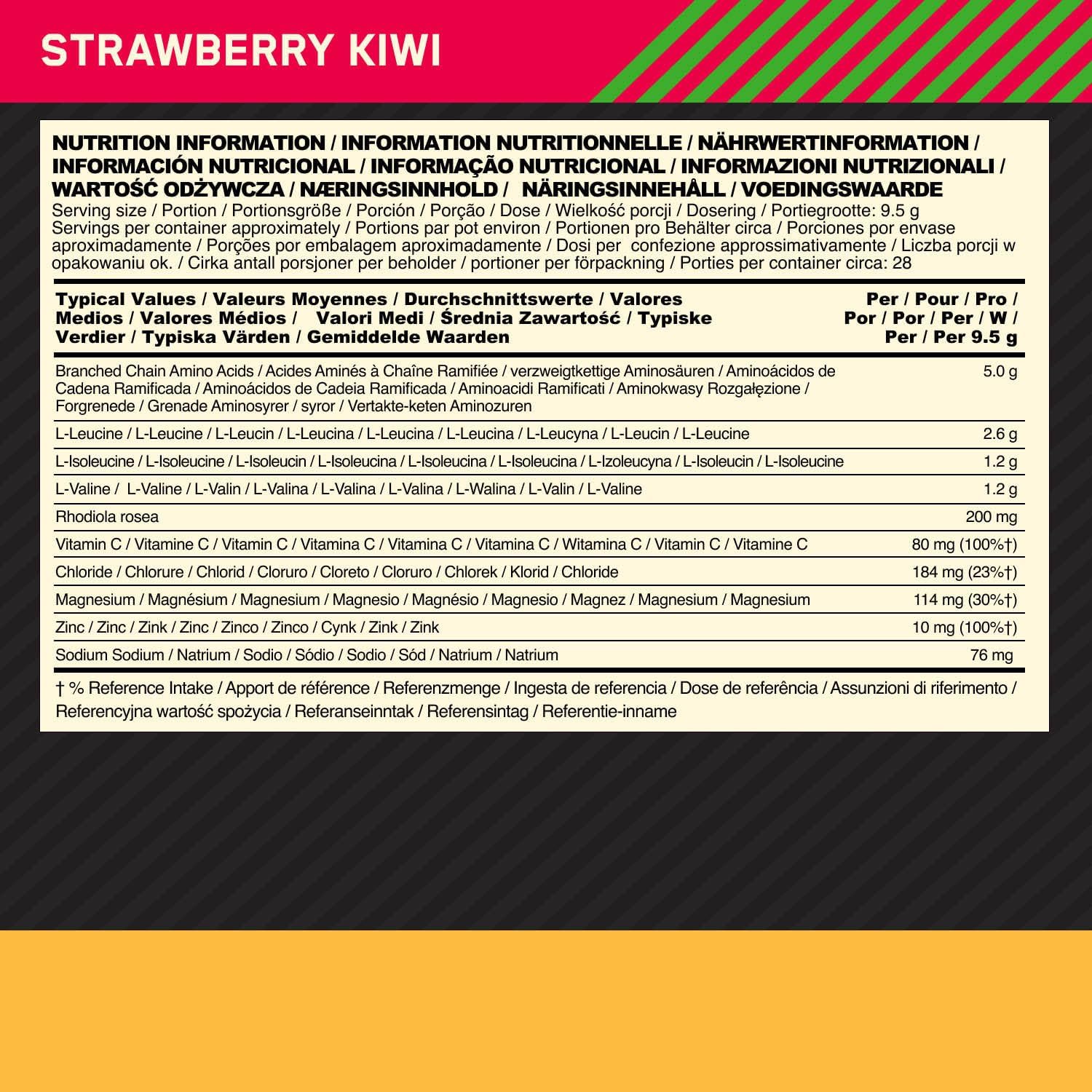 Thumbnail 6 de Optimum Nutrition Gold Standard BCAA Pulver 266g 🥤