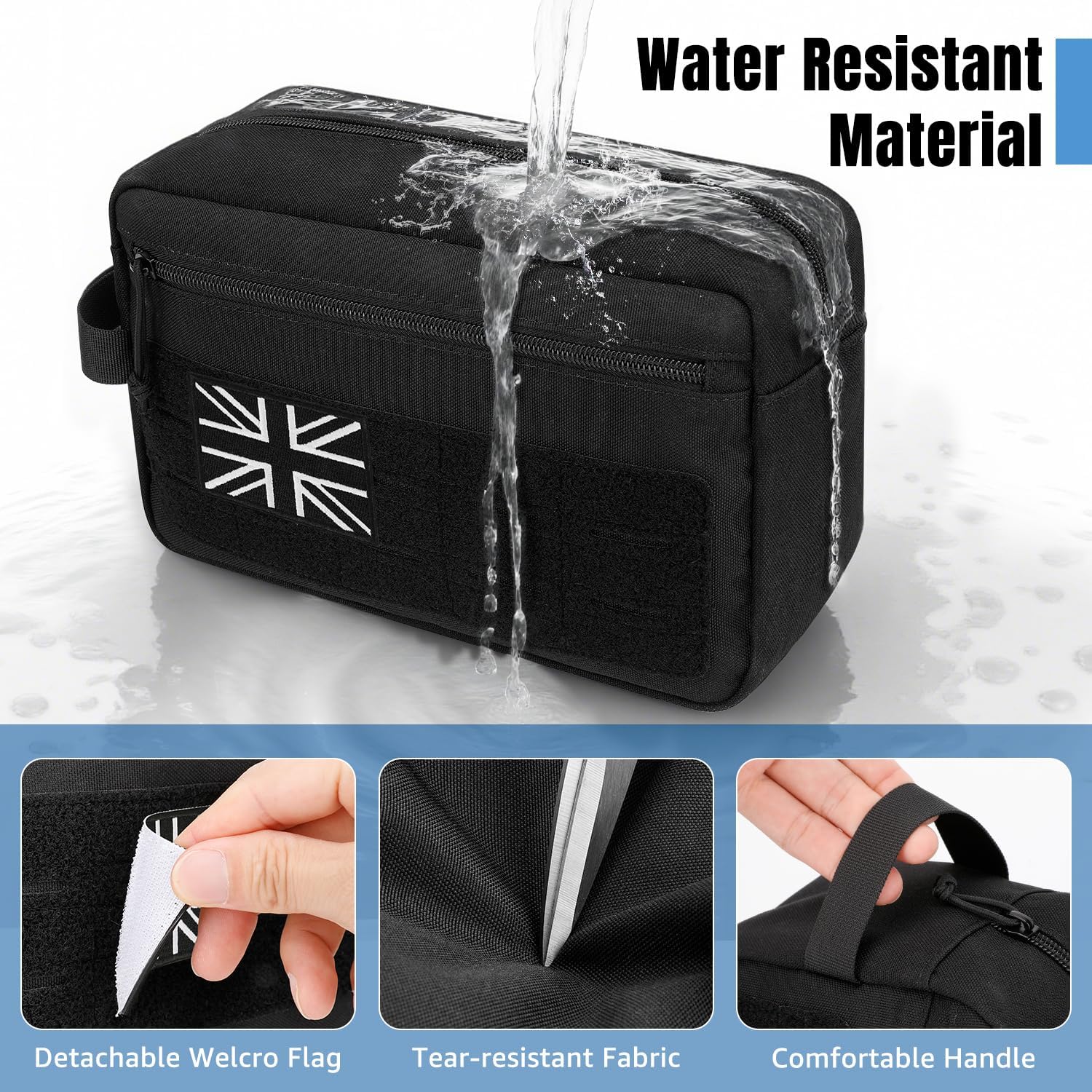 Thumbnail 2 de ETRONIK Tactical Travel Toiletry Bag for Men