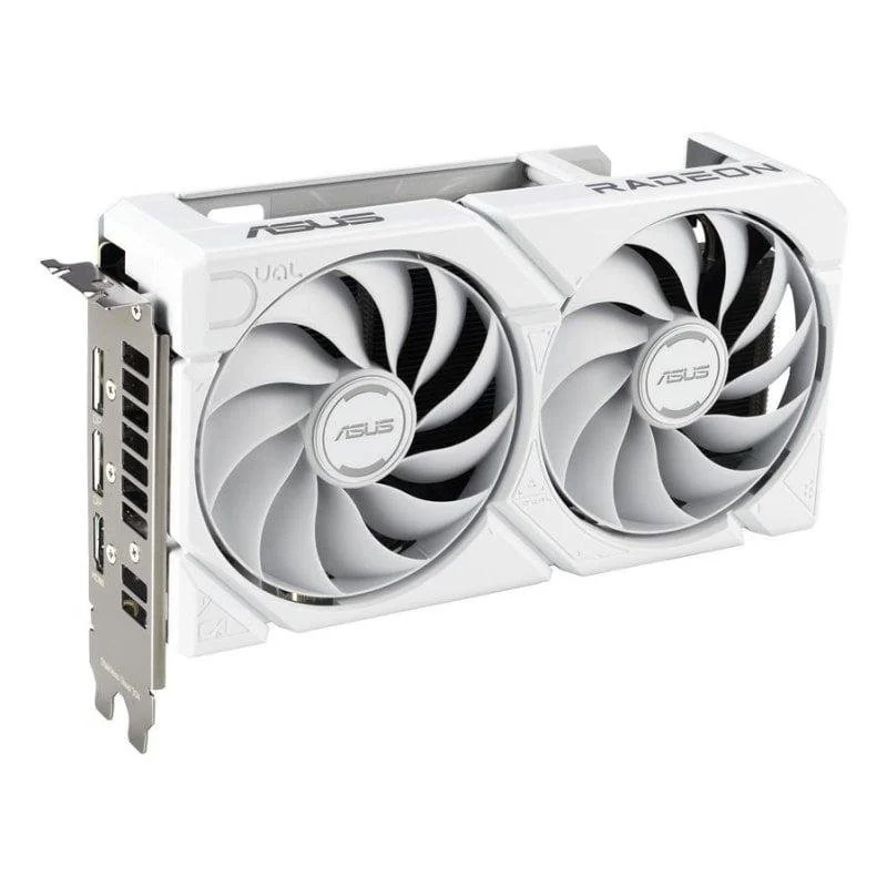 Thumbnail 1 de Asus Radeon RX 9060 XT DUAL WHITE 16GB GDDR6 PCIe 5.0 — potencia gráfica en un formato compacto