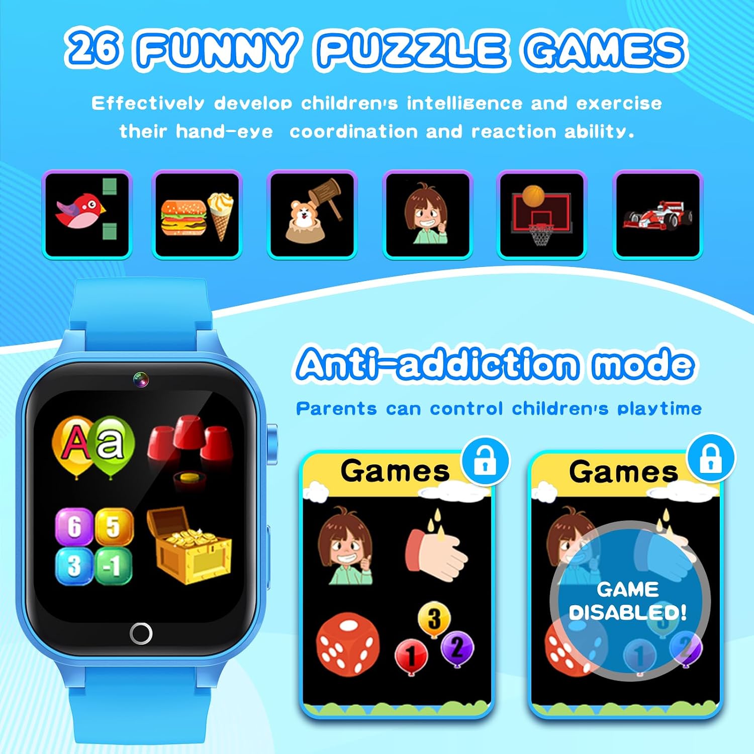 Thumbnail 4 de Cosjoype Kids Smart Watch 26 Games