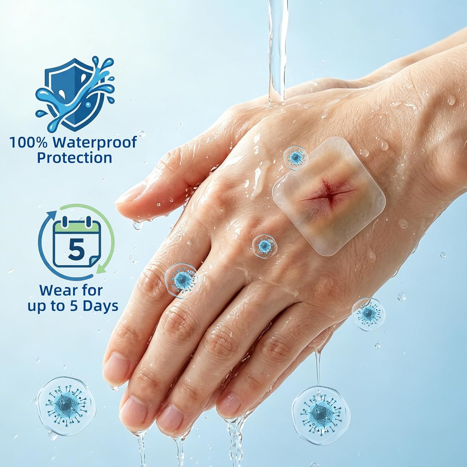 Thumbnail 6 de Niceful Hydrocolloid Roll for Acne, 2 in x 12 ft, Water-Resistant