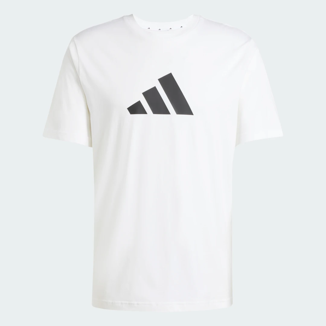 Detalle 2 de Camiseta Future Icons 3 Bar Logo de Adidas — blanca, para uso diario
