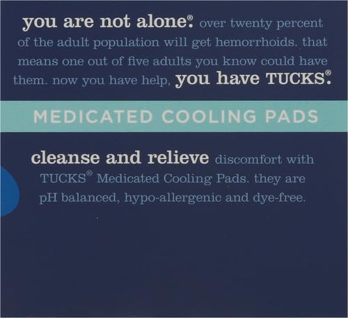 Thumbnail 14 de TUCKS Medicated Cooling Pads, 100 Count – Witch Hazel Hemorrhoid Pads for Comfort and Hygiene