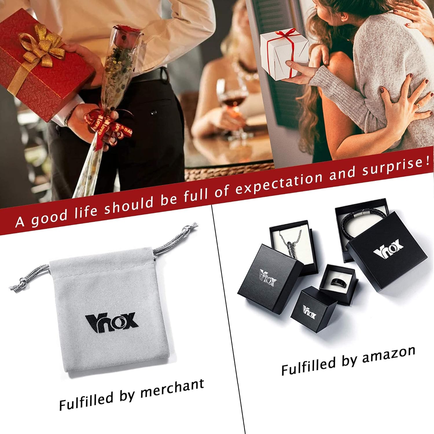 Thumbnail 5 de VNOX Viking Nordic Runes Amulet Mobius Cuff Bracelet (Stainless Steel) in Black/Silver