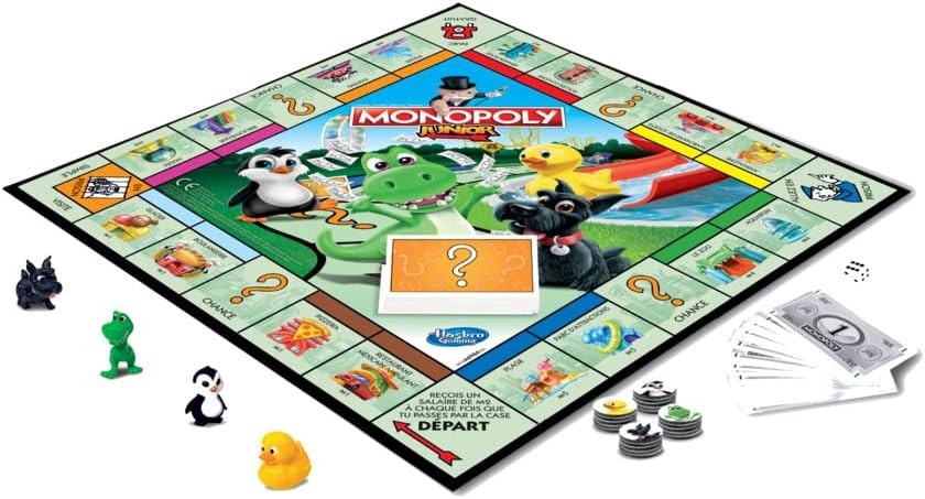 Thumbnail 3 de Monopoly Junior – Version française exclusive Amazon, jeu de société pour enfants (2–4 joueurs, dès 5 ans)