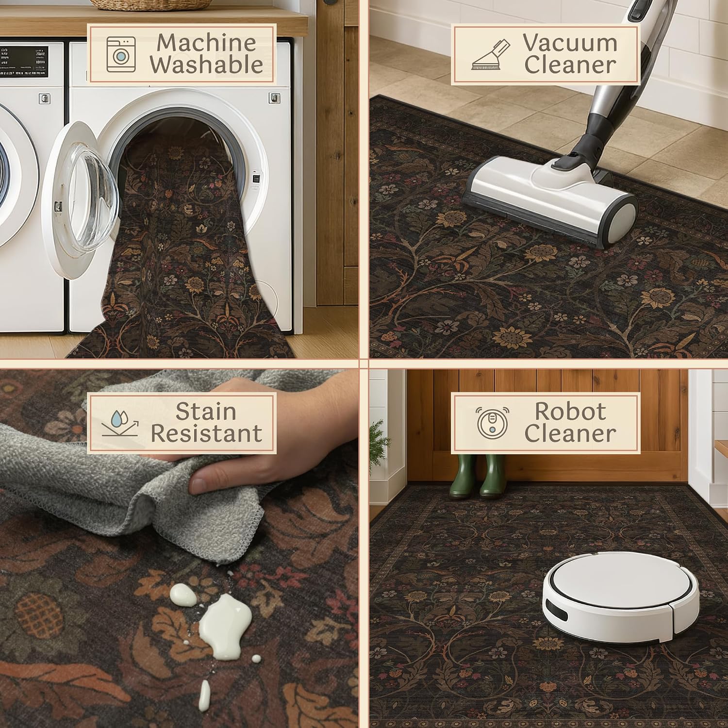 Thumbnail 3 de Washable Entry Rug, 2x3