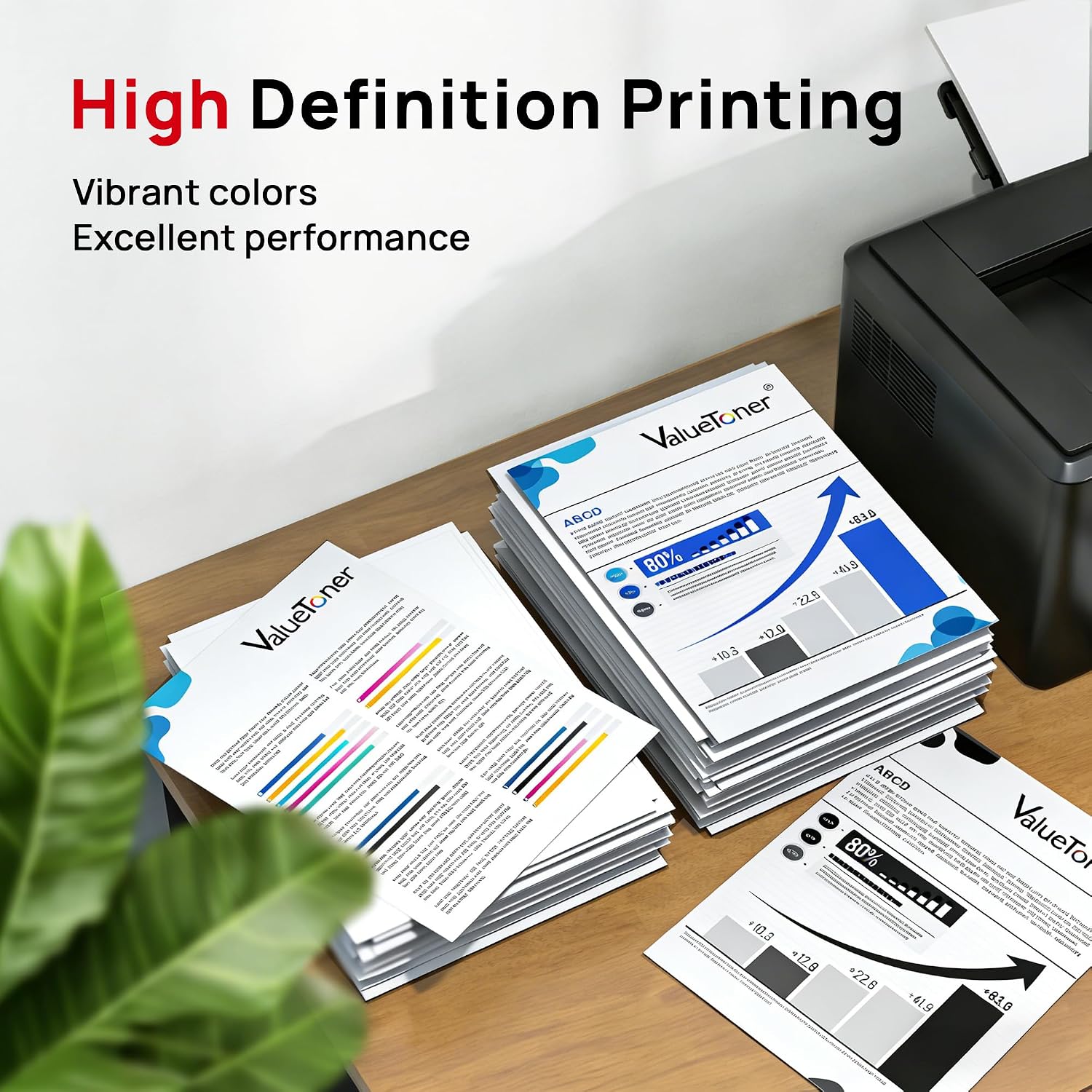Detalle 2 de Valuetoner 067H Toner Cartridge 4-Pack, Black, Cyan, Yellow and Magenta
