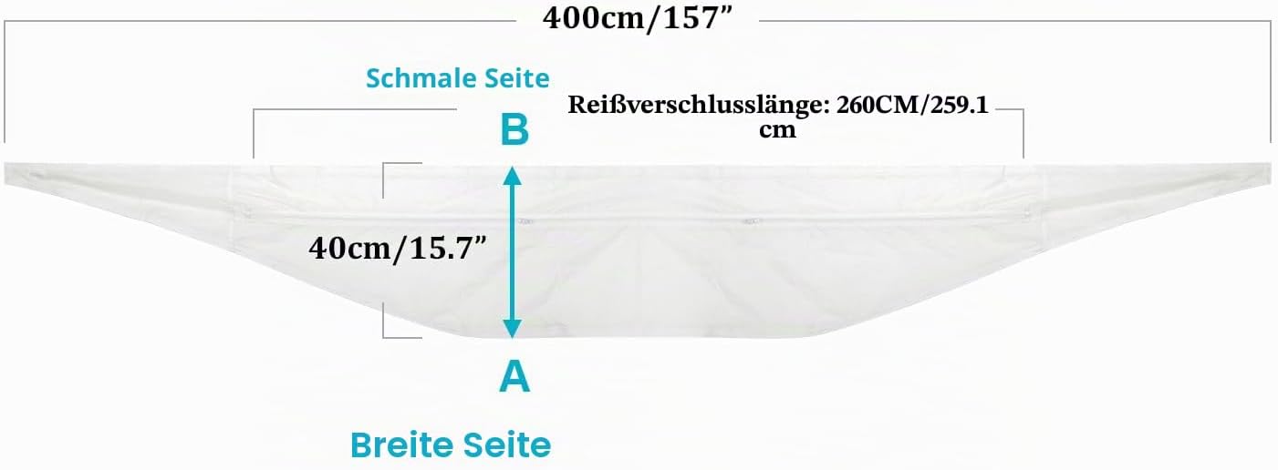 Thumbnail 2 de HOOMEE Fensterabdichtung für Mobile Klimageräte – 400 cm Umfang, einfache Montage