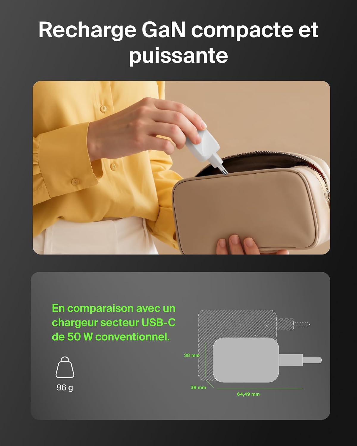 Thumbnail 2 de Belkin Chargeur USB C Multiple 50 W