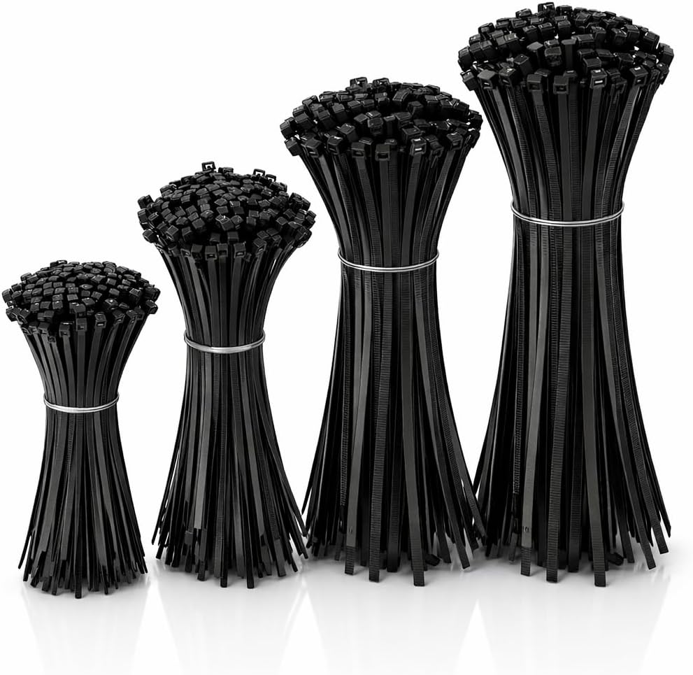 Bridas para cables 500x negro 100–300 mm