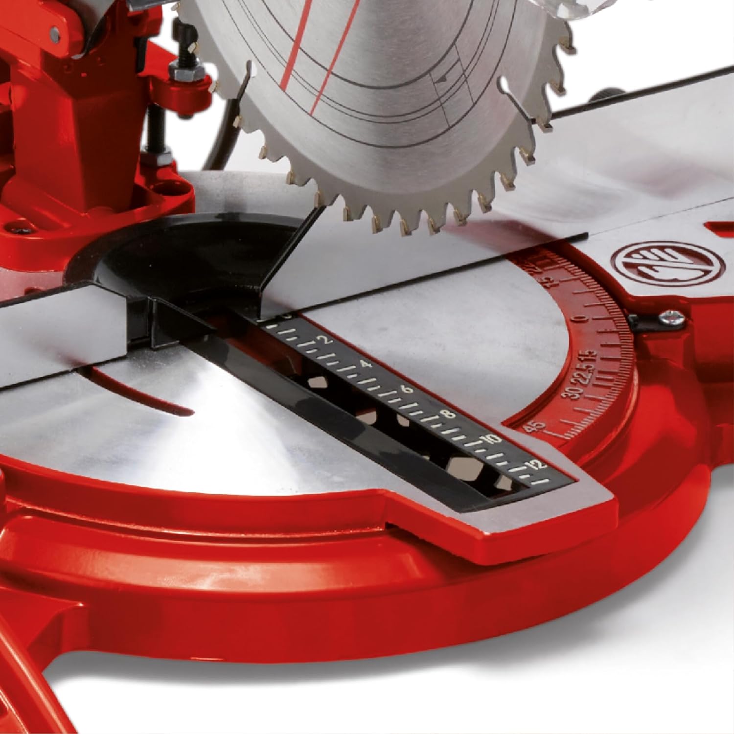 Thumbnail 5 de Einhell Compound Mitre Saw 1600W – precise 0–45° mitre, 5000rpm, with left-tilt head