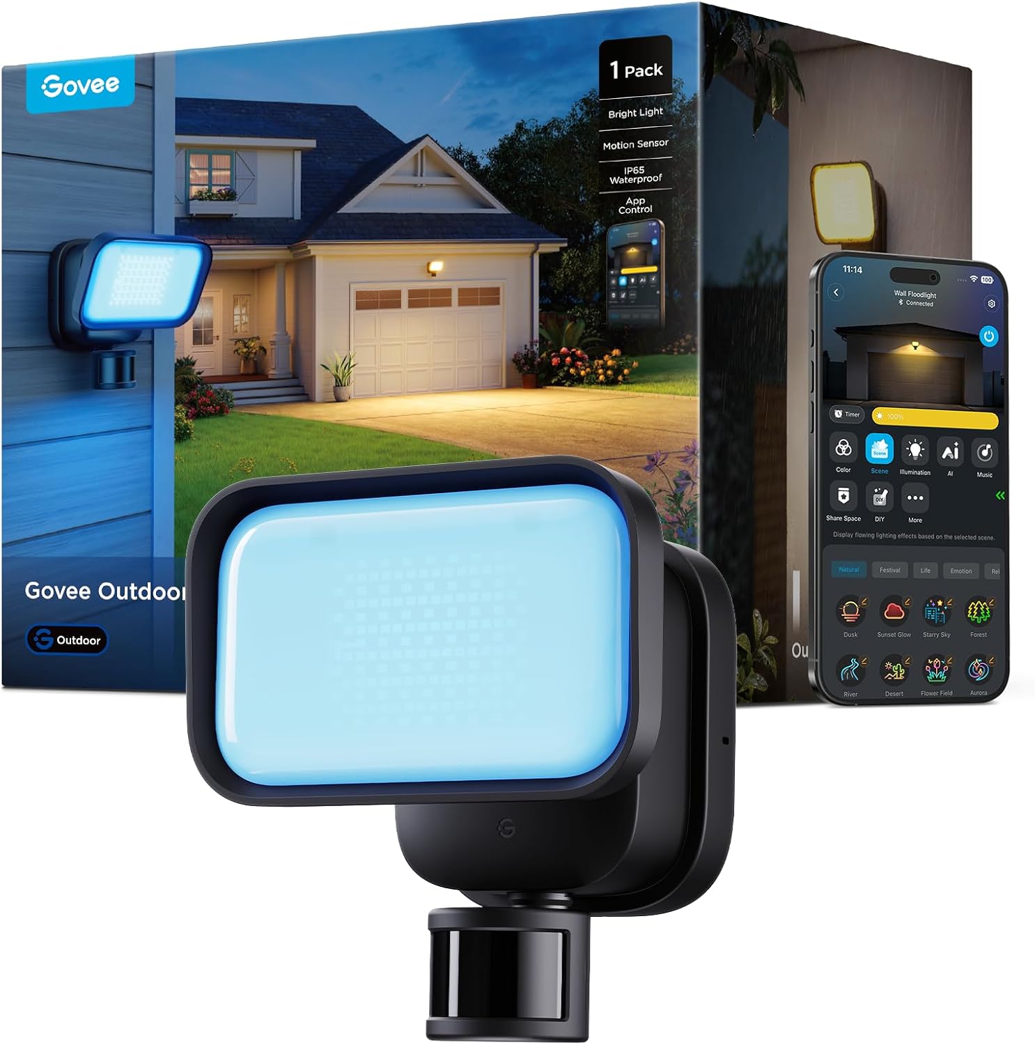 Detalle de Govee Outdoor Wall Flood Light 3000LM