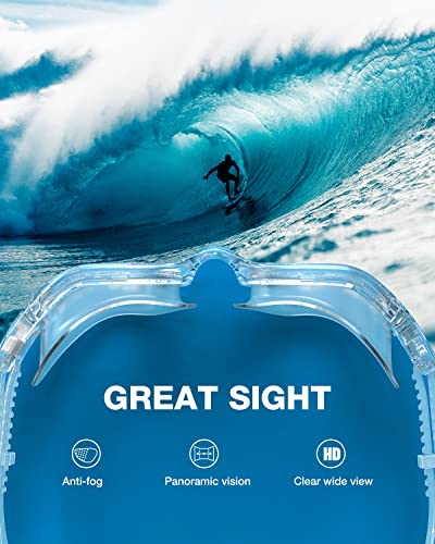 Detalle 2 de ZIONOR G1 Polarisierte Schwimmbrille – UV-Schutz, Anti-Nebel & breiter Blickwinkel