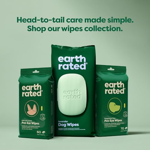 Thumbnail 7 de Earth Rated Toallitas hipoalergénicas para perros con aroma a lavanda (400 uds) - limpieza suave y efectiva