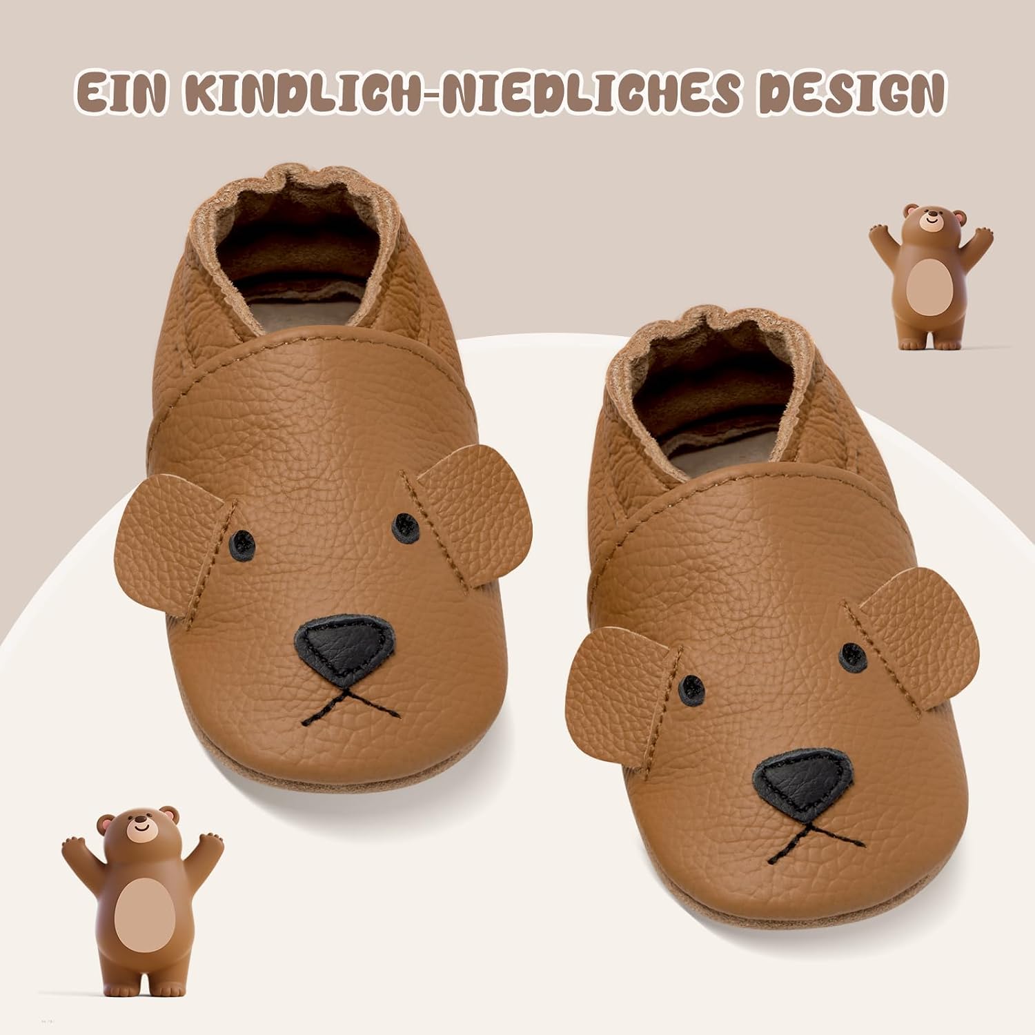 Detalle 2 de IceUnicorn Krabbelschuhe aus Leder für Babys