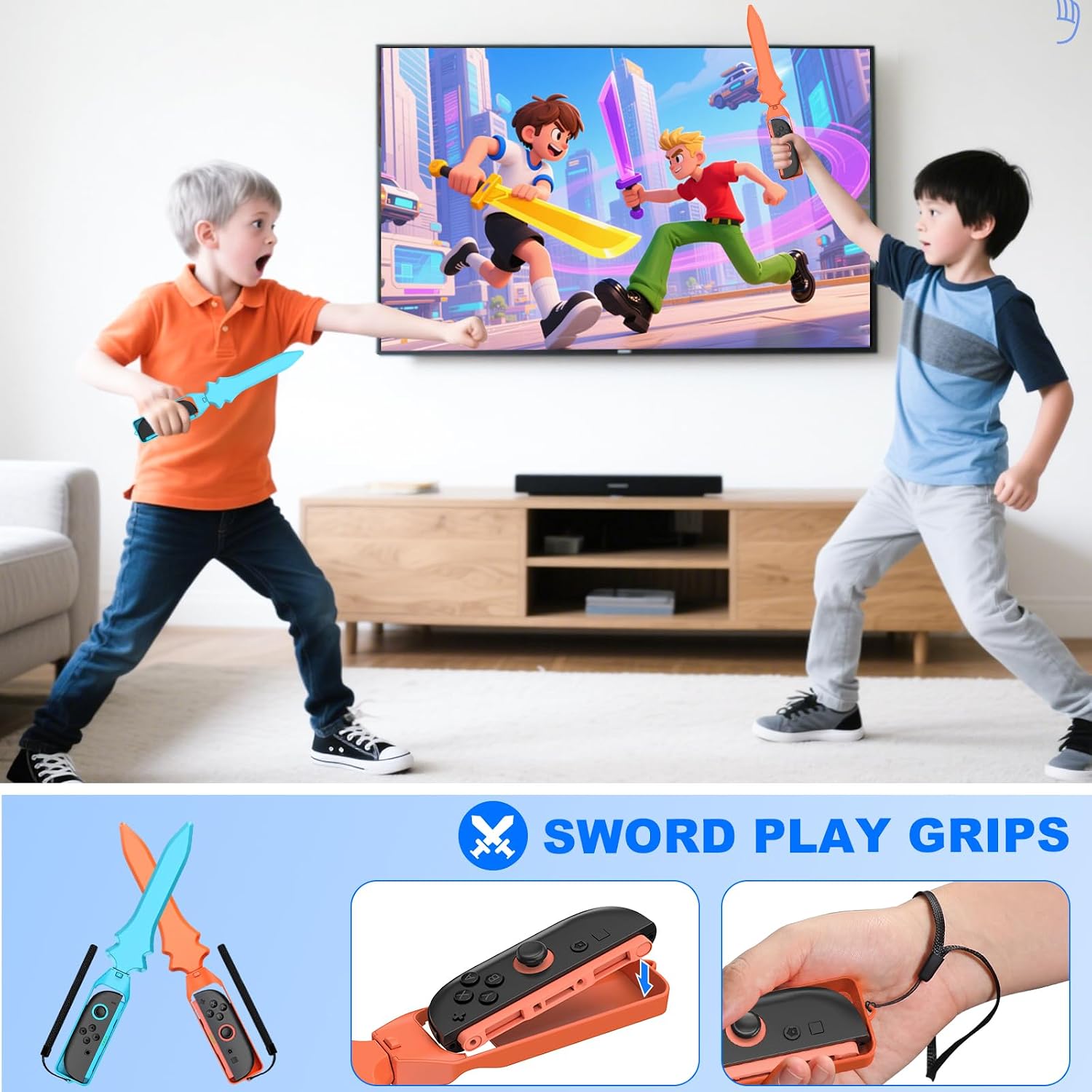 Detalle de HELLCOOL 16-in-1 Switch 2 Sports Accessories Bundle for Nintendo Switch 2