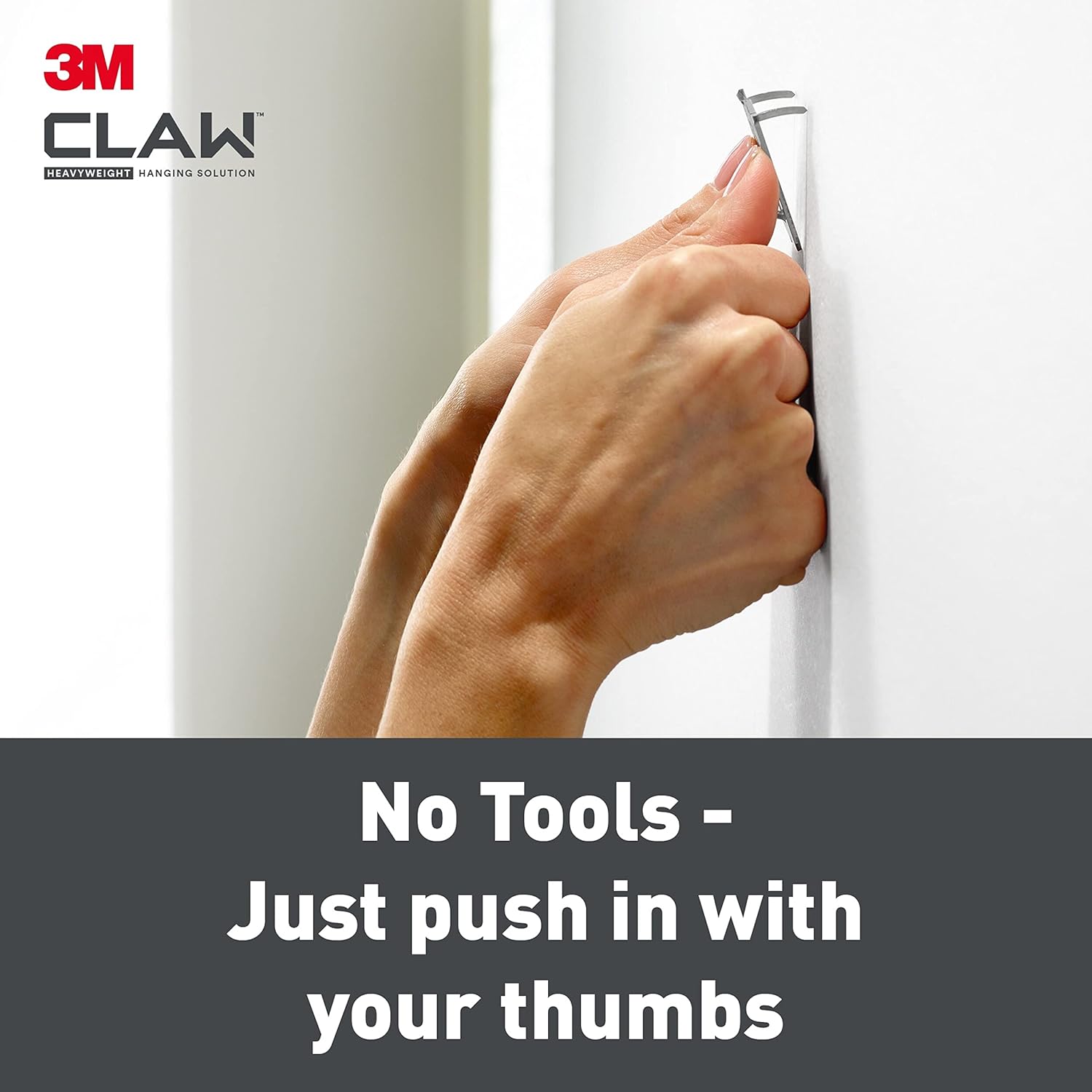 Thumbnail 5 de 3M Claw Plasterboard Picture Hooks 7 kg, 4 pack 🪝