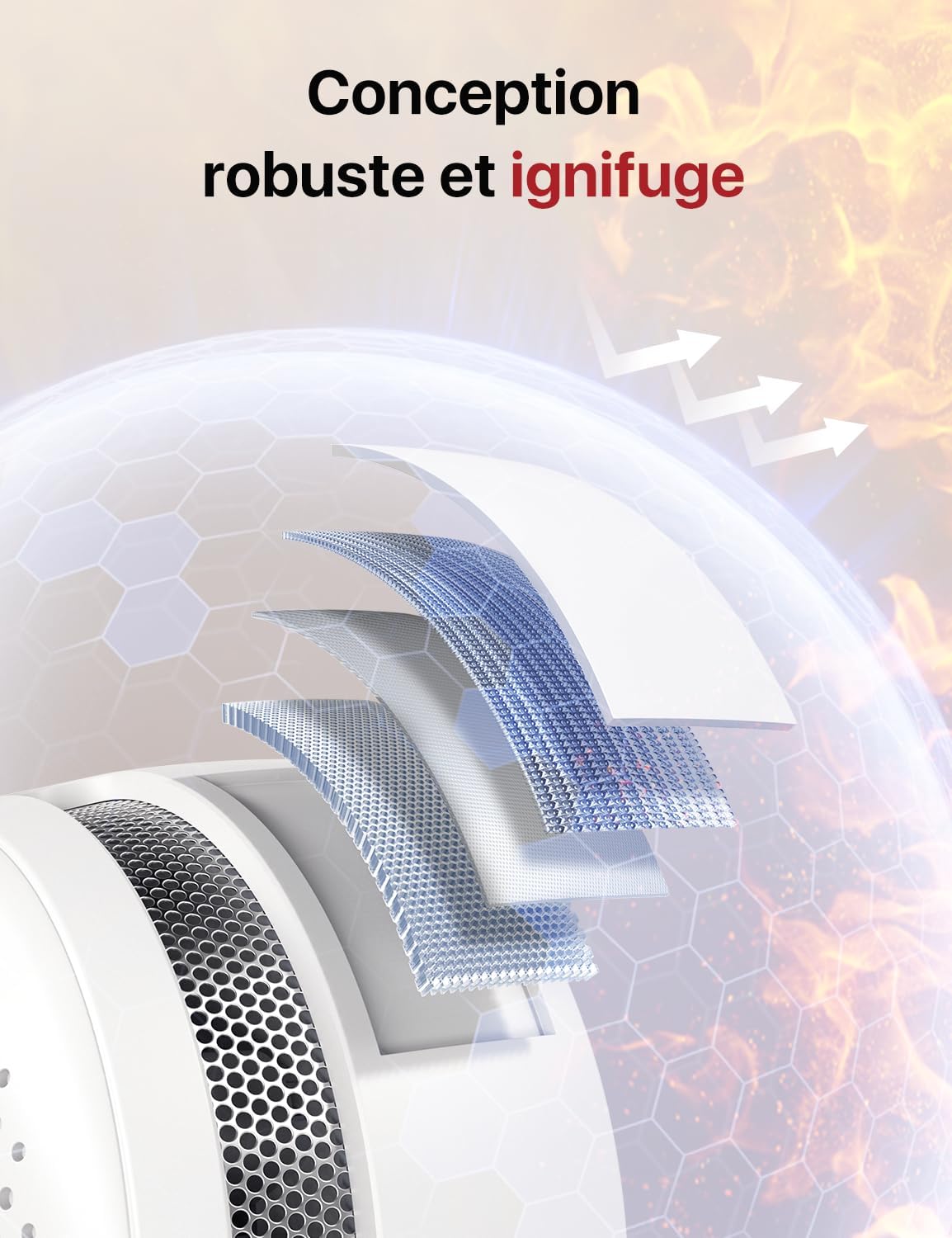 Detalle de X-Sense Mini-Détecteur de Fumée XS01 — Lot de 12, autonomie 10 ans, EN 14604, capteur photoélectrique