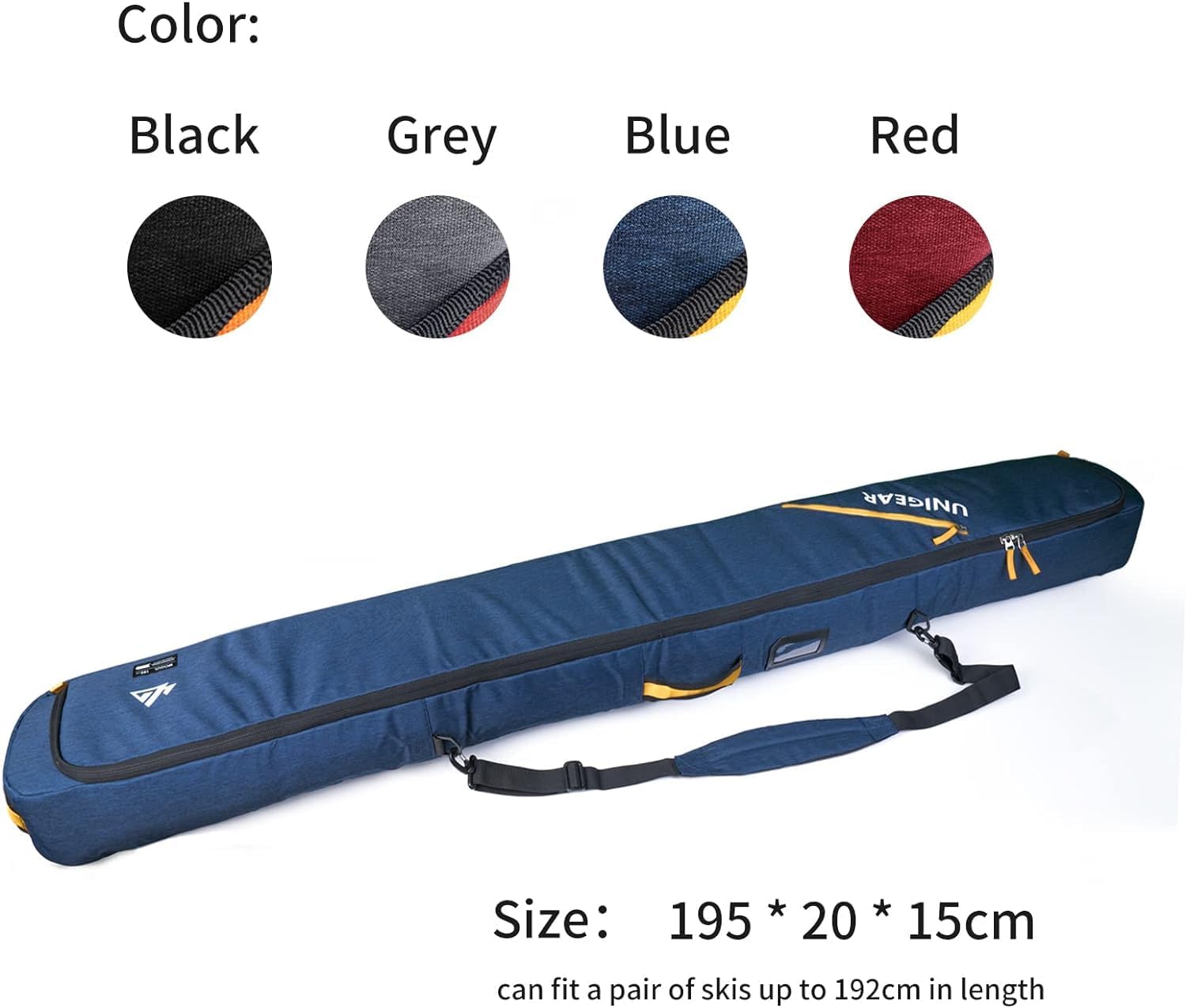 Detalle 2 de Unigear Ski Bag 192 cm