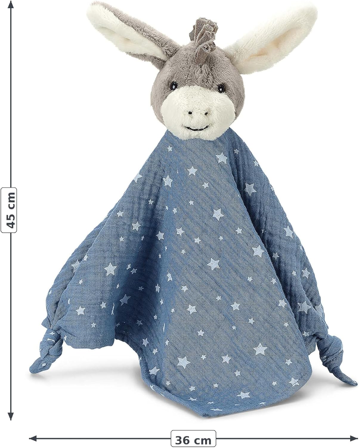 Thumbnail 1 de Sterntaler Schmusetuch Esel Emmi, Blau – sanfter Begleiter für Babyalltag