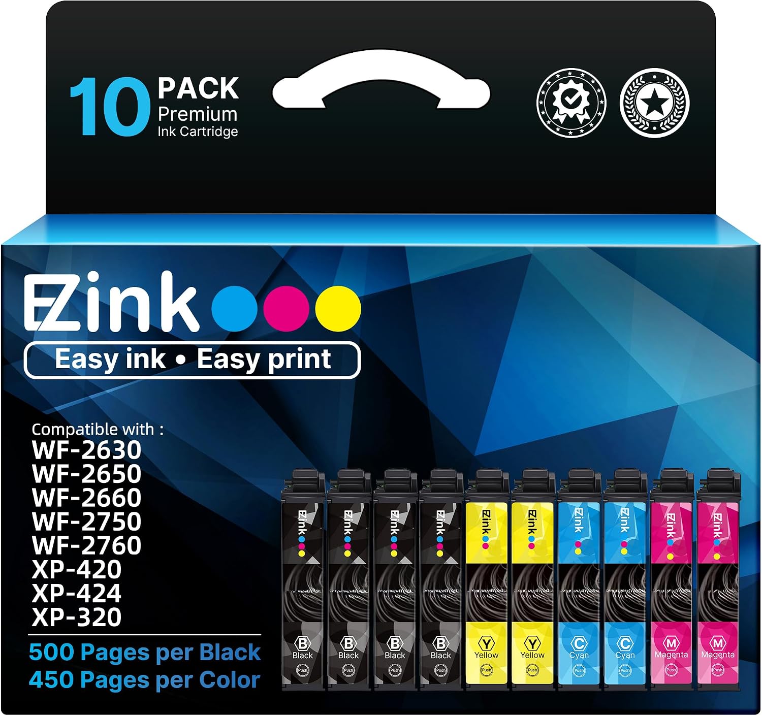 Detalle de E-Z Ink Remanufactured Ink Cartridges 220XL