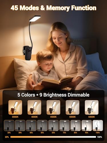 Thumbnail 1 de Lampe de Lecture ReinHoo sans fil – 9 niveaux de luminosité, 5 couleurs et 4000 mAh