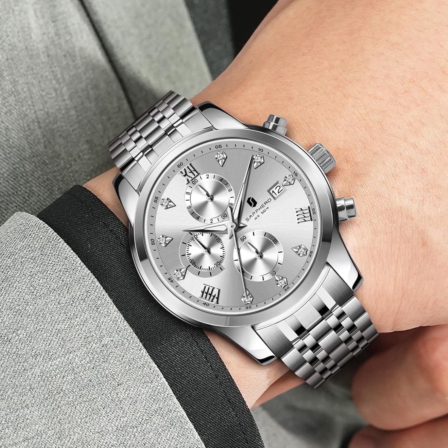 Detalle 2 de SAPPHERO Montre Ronde 50M