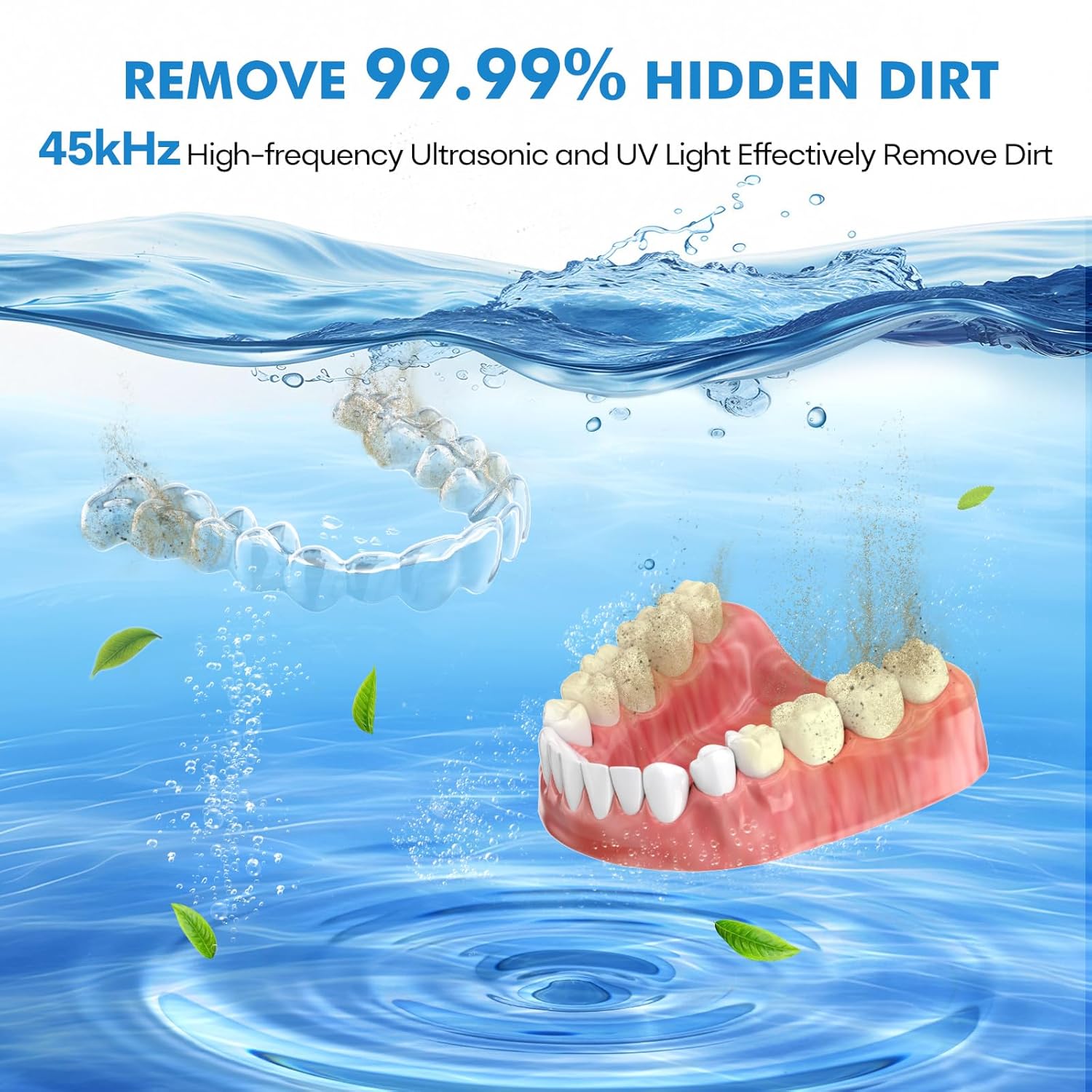 Detalle 2 de Upgraded Ultrasonic Retainer Cleaner 200ML