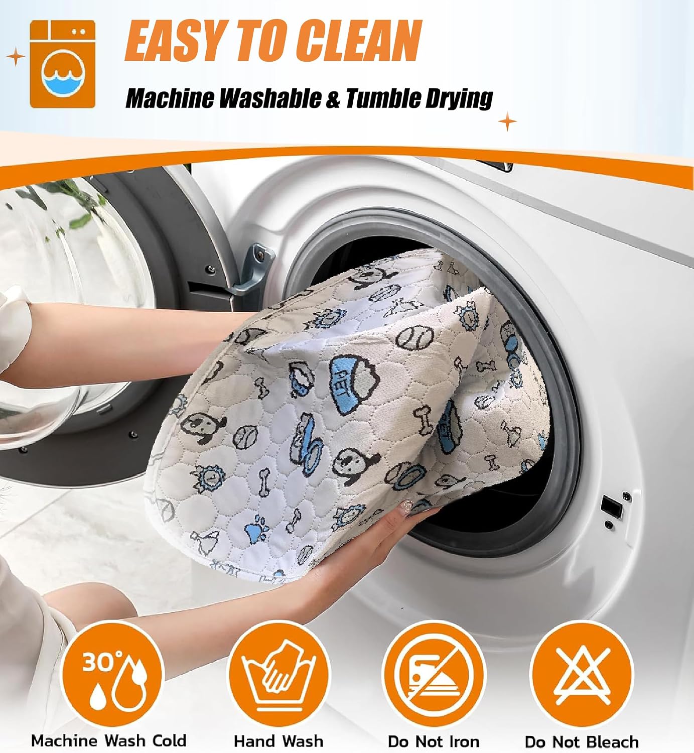 Thumbnail 4 de Washable Pee Pads 2 Pack 45x60cm