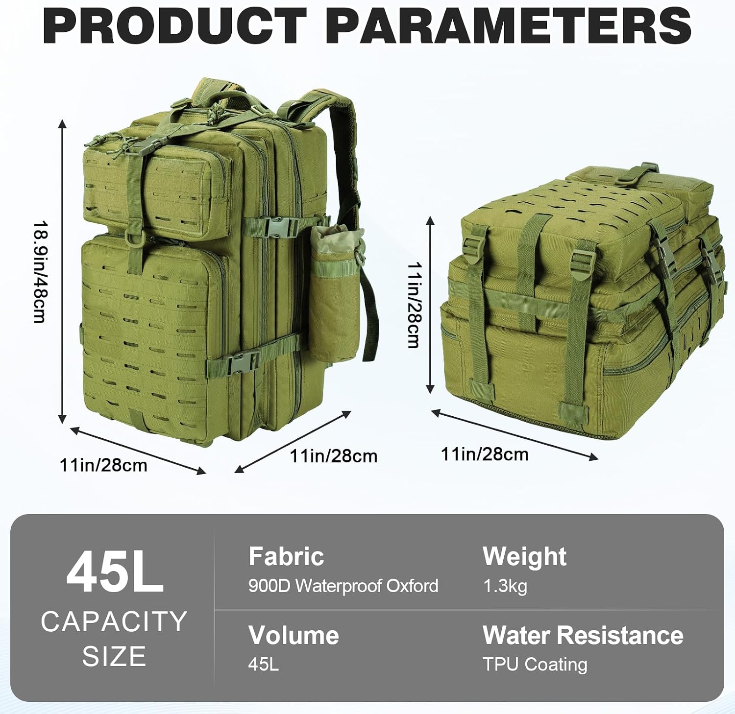 Thumbnail 6 de SHANNA Trekkingrucksack 45L für Outdoor